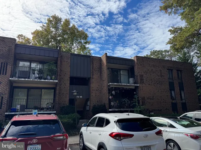 a car parked in front of a house