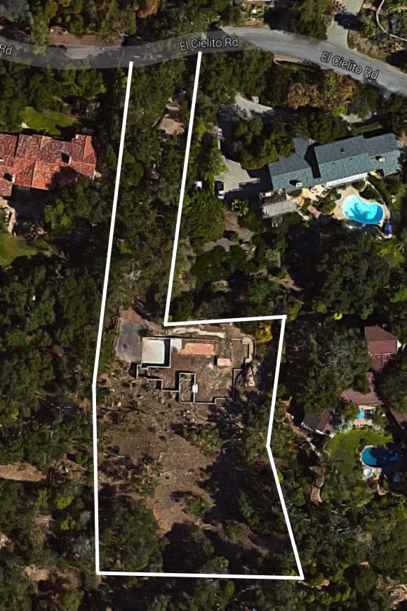 459 El Cielito Road Santa Barbara, CA 93105 - Photo 9 of 9 Lot shape