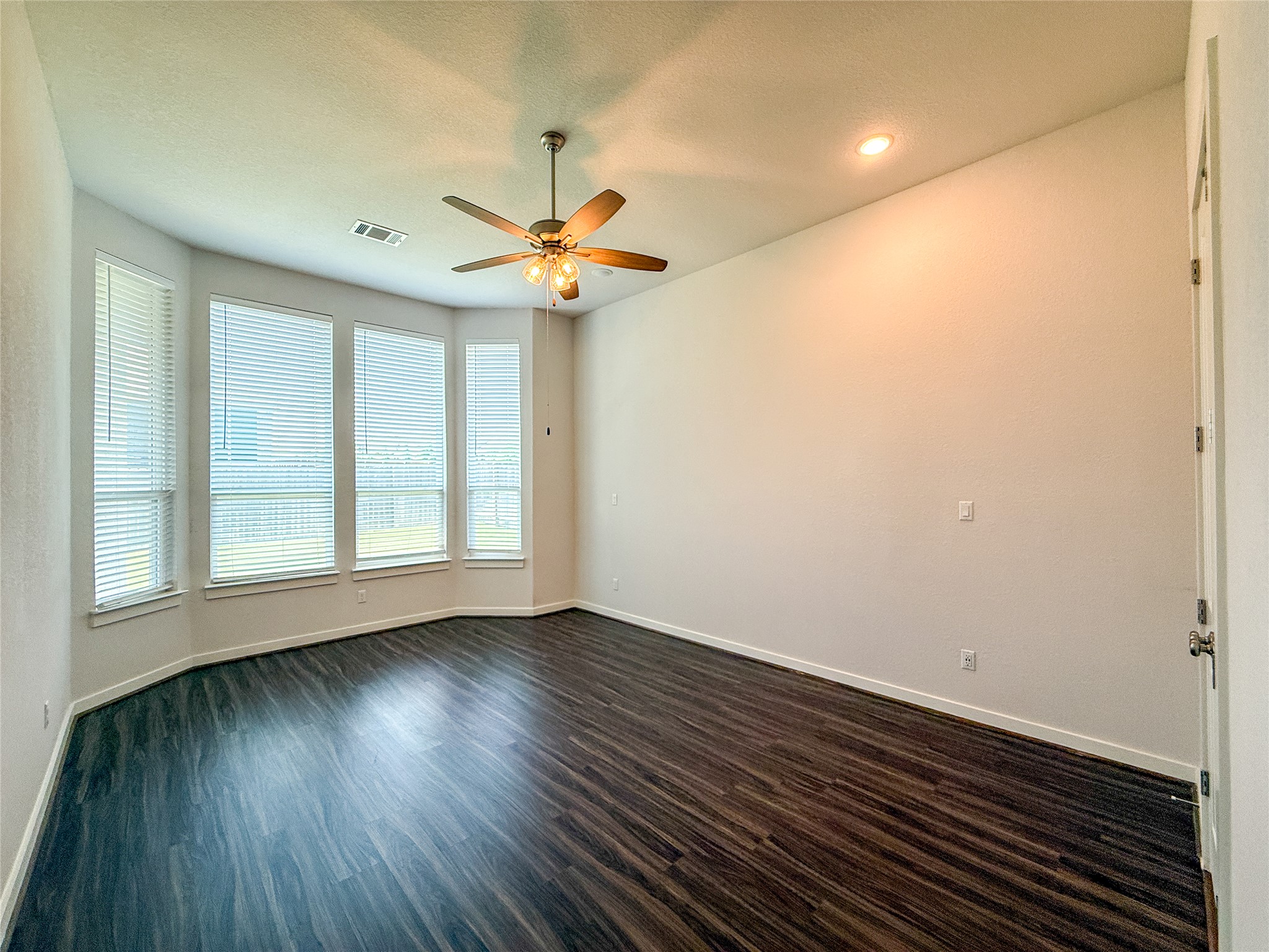 249 Heartleaf Road San Marcos, TX 78666 - Photo 18 of 38 Laminated flooring and multiple windows create a luminous and appealing living space.