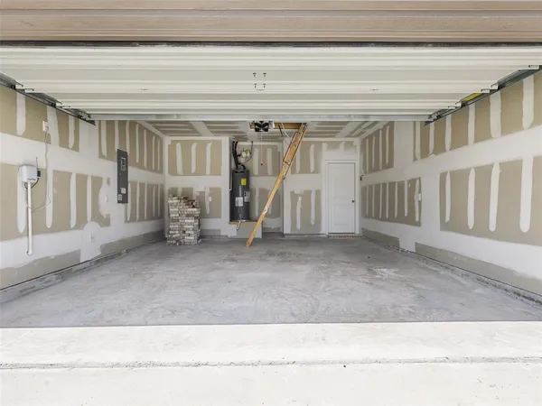 a view of water heater room