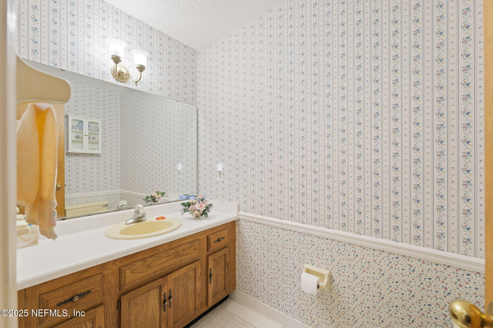 3007 Holly Road Orange Park, FL 32065 - Photo 14 of 44 a bathroom with a sink a mirror and a bathtub