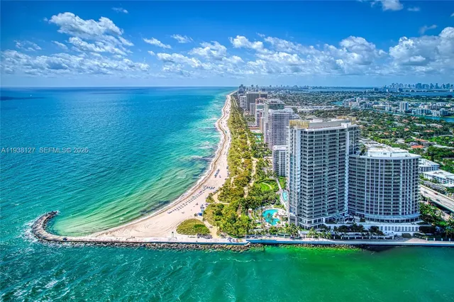 a view of a lake with a big yard