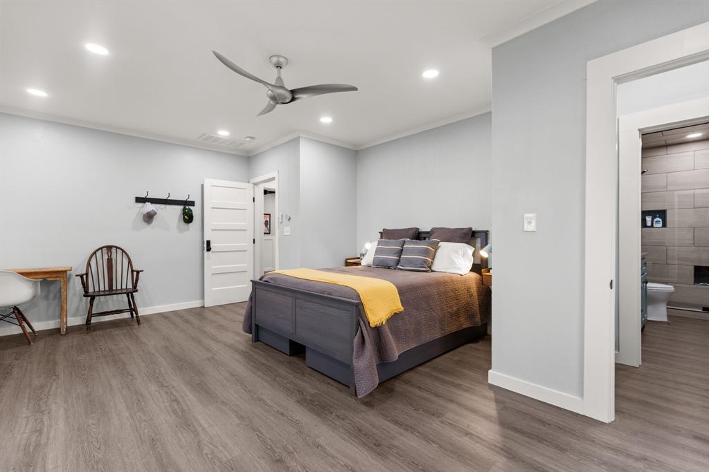 300 Grellhesl Road West, TX 76691 - Photo 18 of 35 a bed room with a bed and a chair