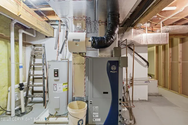 a bathroom with a tub and shower