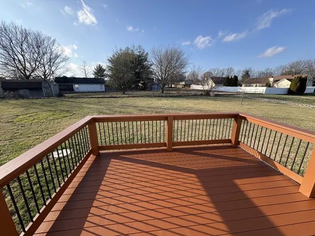 a house view with a garden space