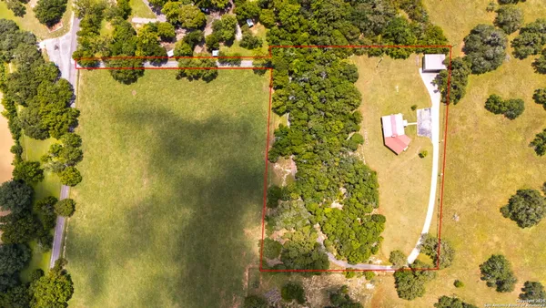 a bathroom with a small yard