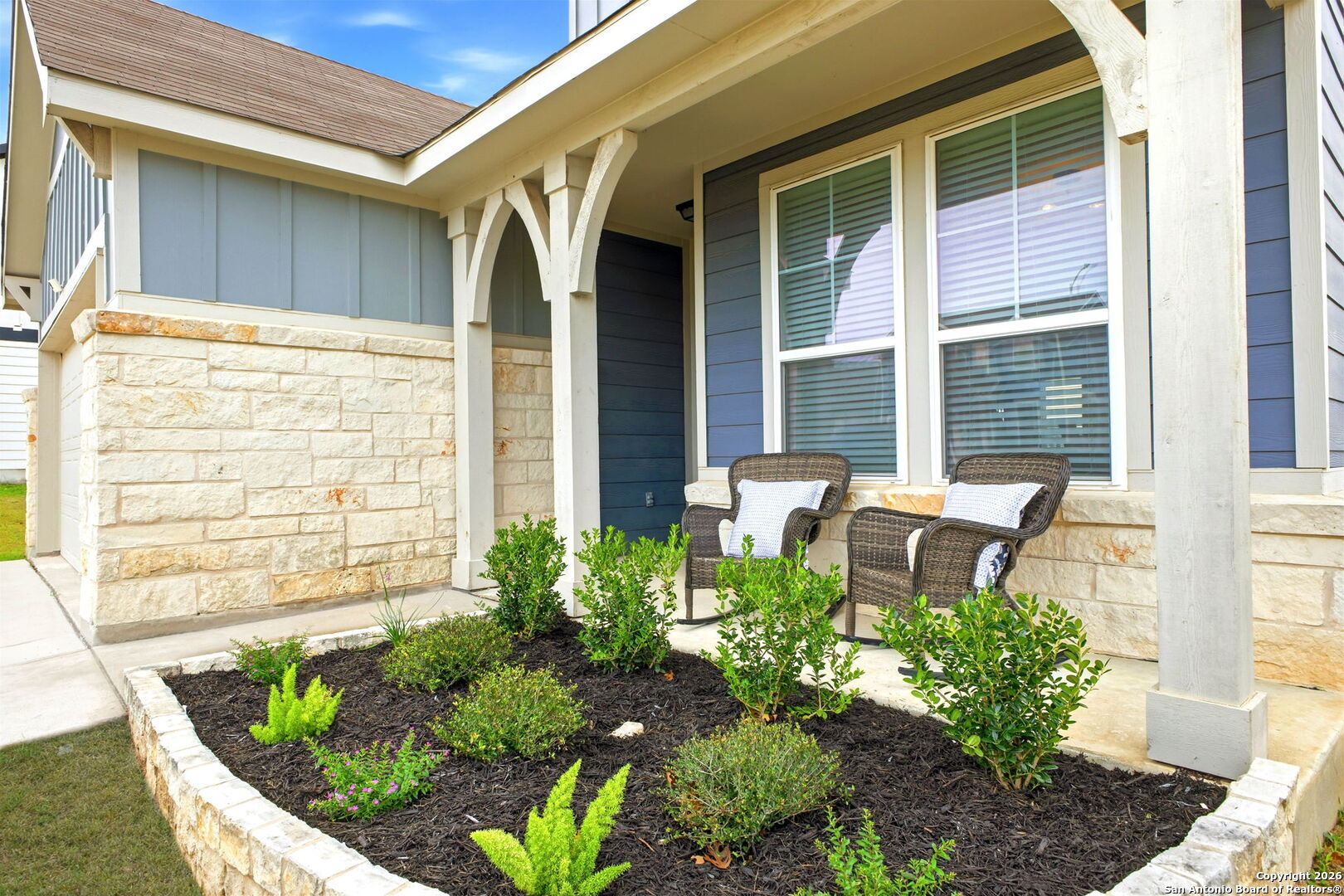 7710 Pecos Boerne, TX 78015 - Photo 5 of 34 a garden view with a seating space