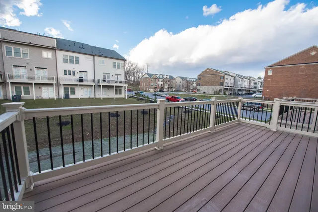 a view of a roof deck
