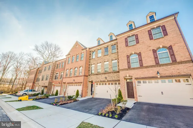 a front view of a building with street view