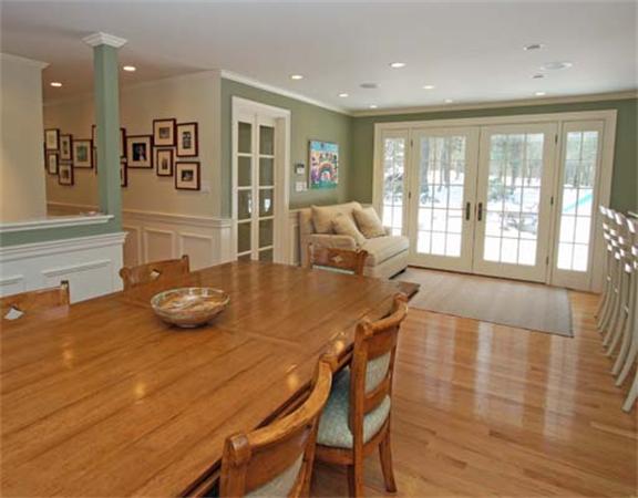 35 Pinecroft Road Weston, MA 02493 - Photo 8 of 17 a view of a dining room with furniture and wooden floor