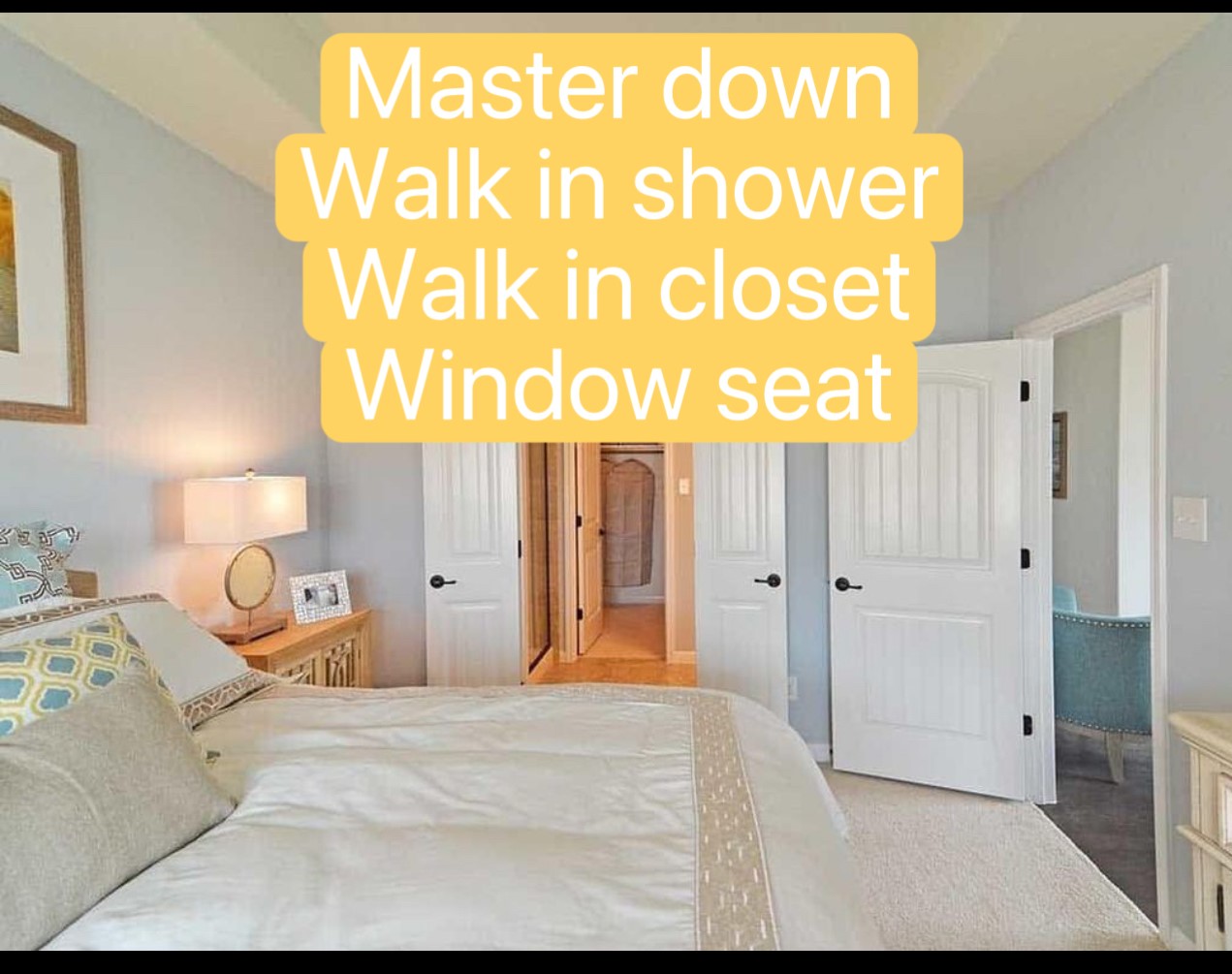 1612 Airedale Road Austin, TX 78748 - Photo 23 of 26 Unwind in comfort within this well-appointed primary bedroom suite featuring direct access to a spacious walk-in closet.