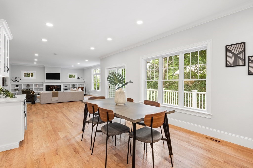 31 Kenilworth Road Arlington, MA 02476 - Photo 8 of 41 a view of a dining room with furniture window and wooden floor