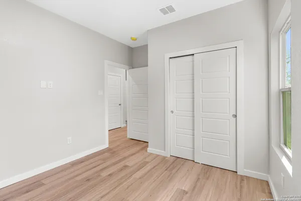 wooden floor in an empty room