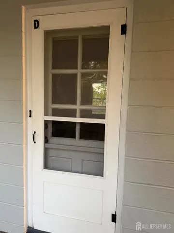 a view of front door