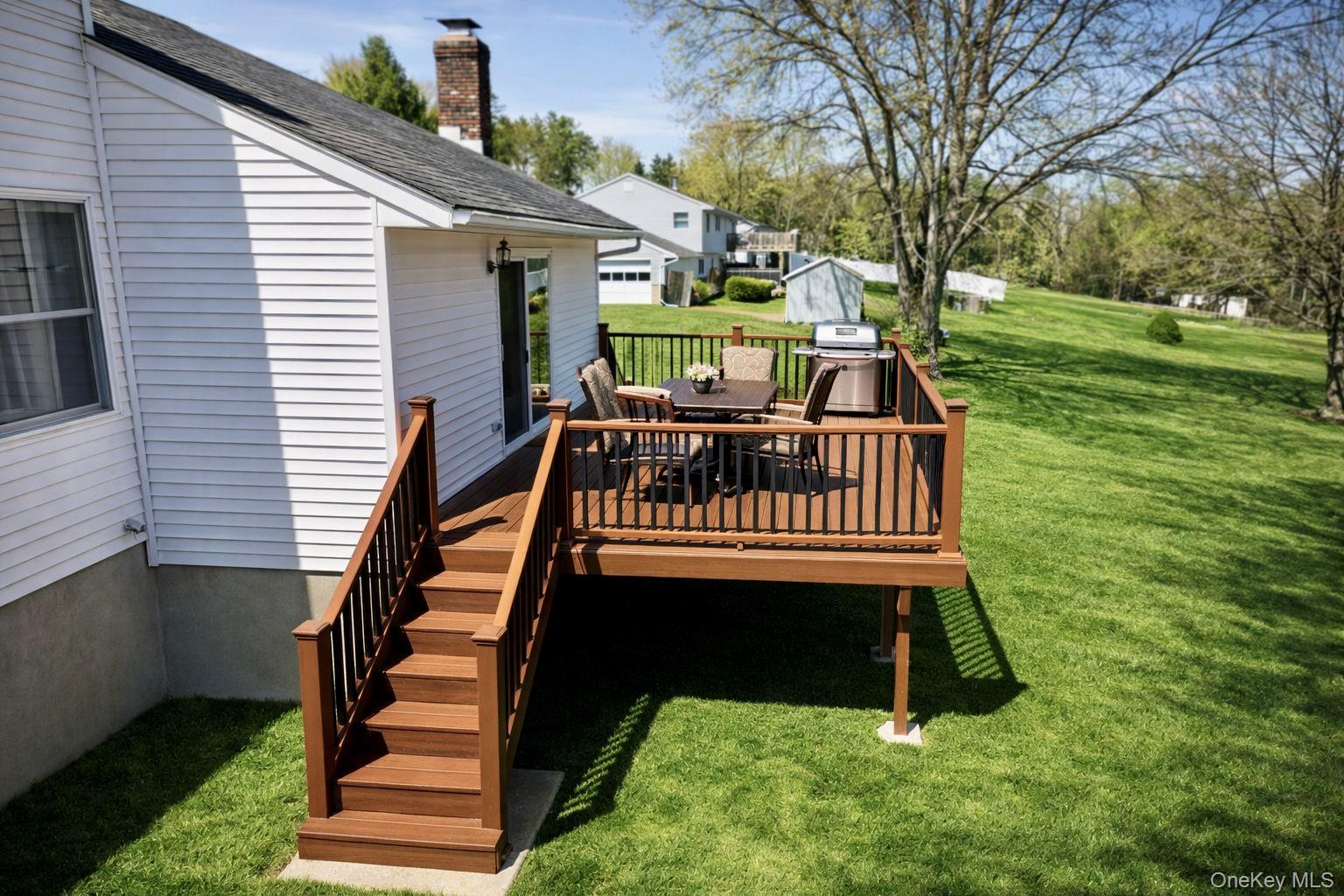 20 Day Road Campbell Hall, NY 10916 - Photo 37 of 41 a view of a deck with a yard