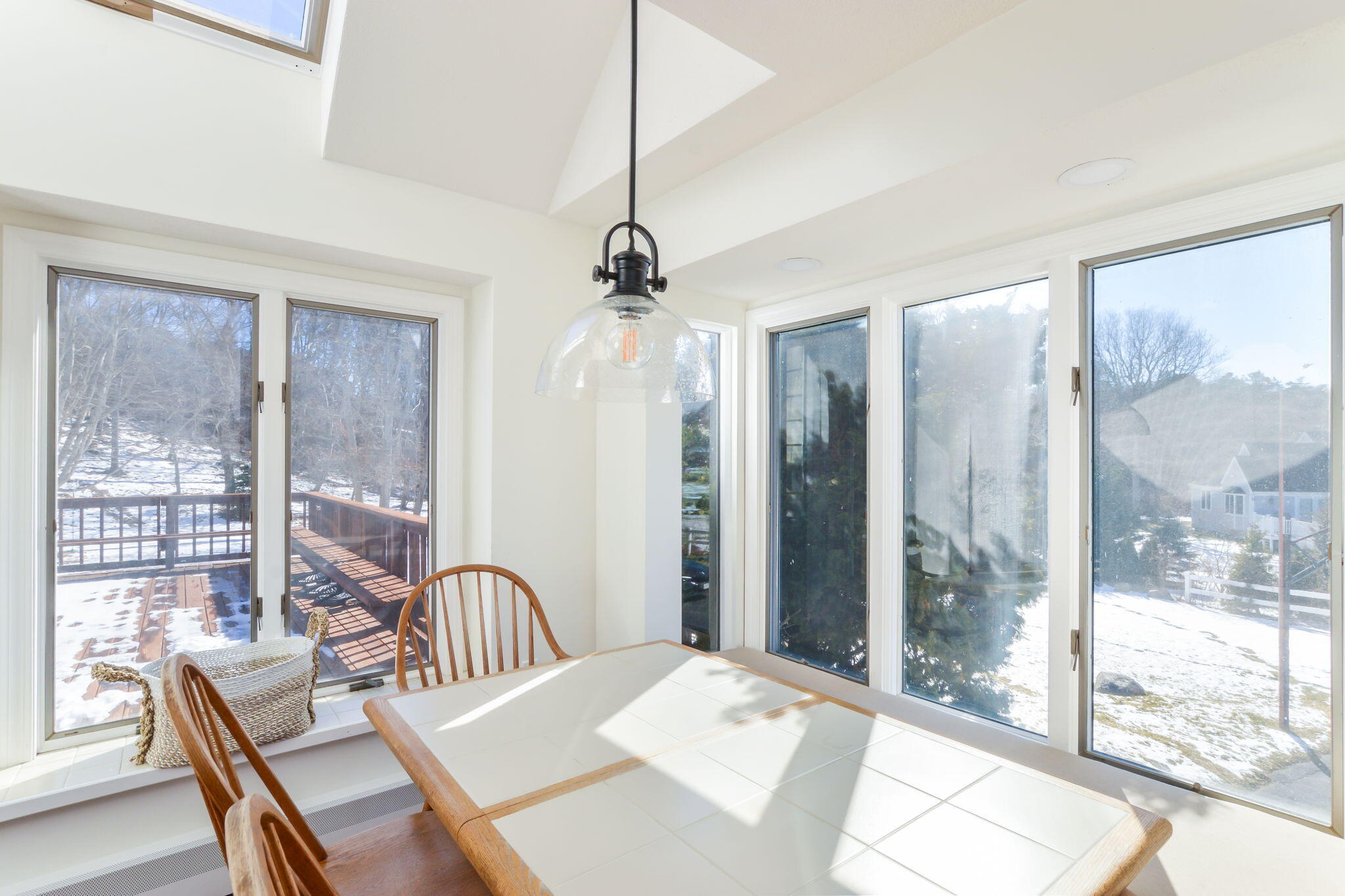 15 Marvin Circle Falmouth, MA 02540 - Photo 36 of 47 a view of a dining room with furniture wooden floor and a chandelier