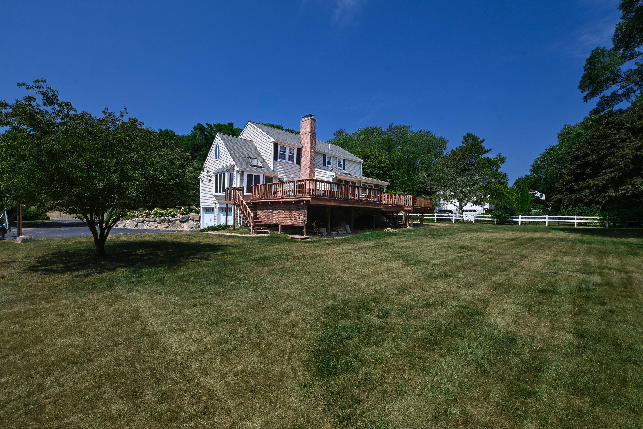 15 Marvin Circle Falmouth, MA 02540 - Photo 44 of 47 a aerial view of a house with a big yard