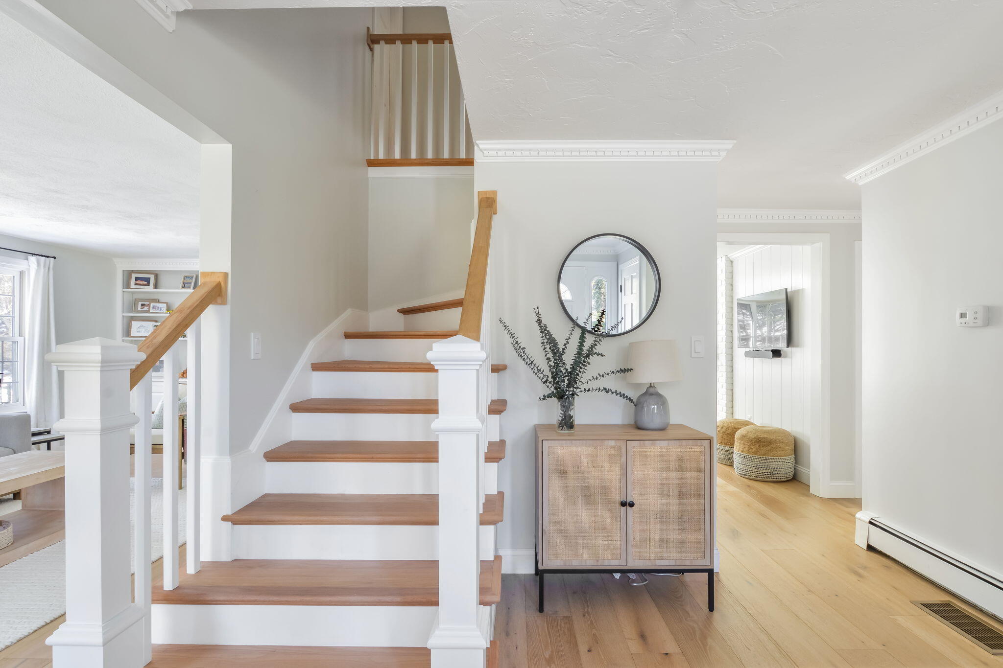 15 Marvin Circle Falmouth, MA 02540 - Photo 5 of 47 a view of a hallway with wooden floor and entryway