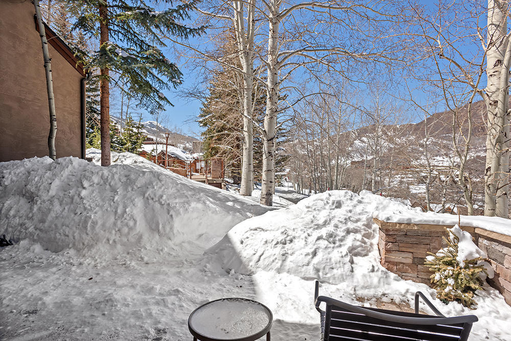 800 Ridge Road, Unit 13 Snowmass Village, CO 81615 - Photo 14 of 23 a view of a backyard