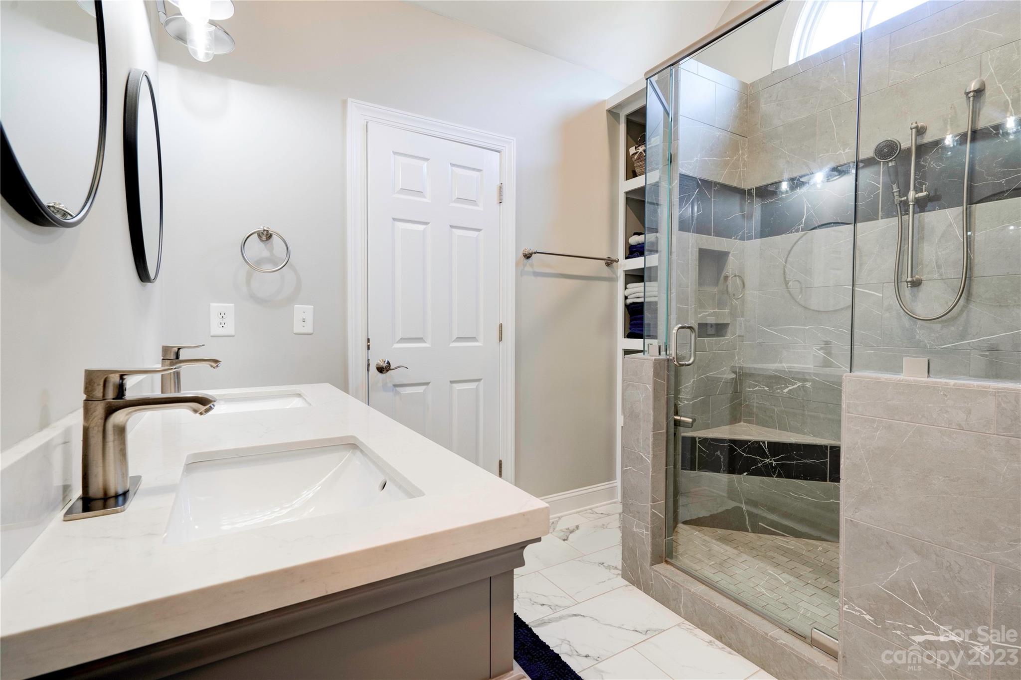 154 Harbor Point Drive Cherryville, NC 28021 - Photo 17 of 40 a bathroom with a sink and a mirror