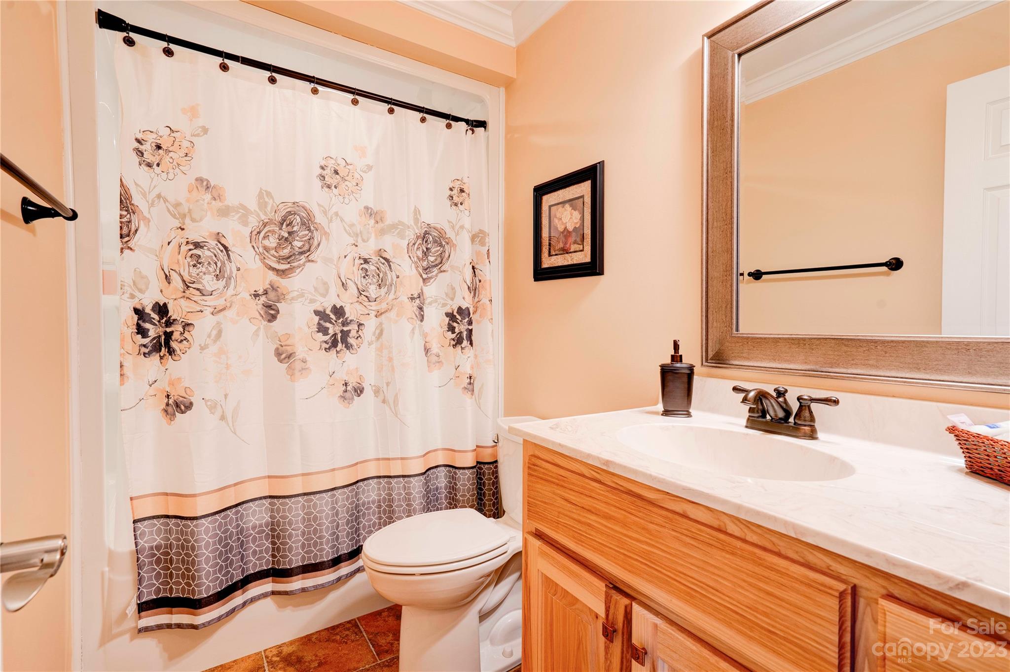 154 Harbor Point Drive Cherryville, NC 28021 - Photo 21 of 40 a bathroom with a sink toilet and shower