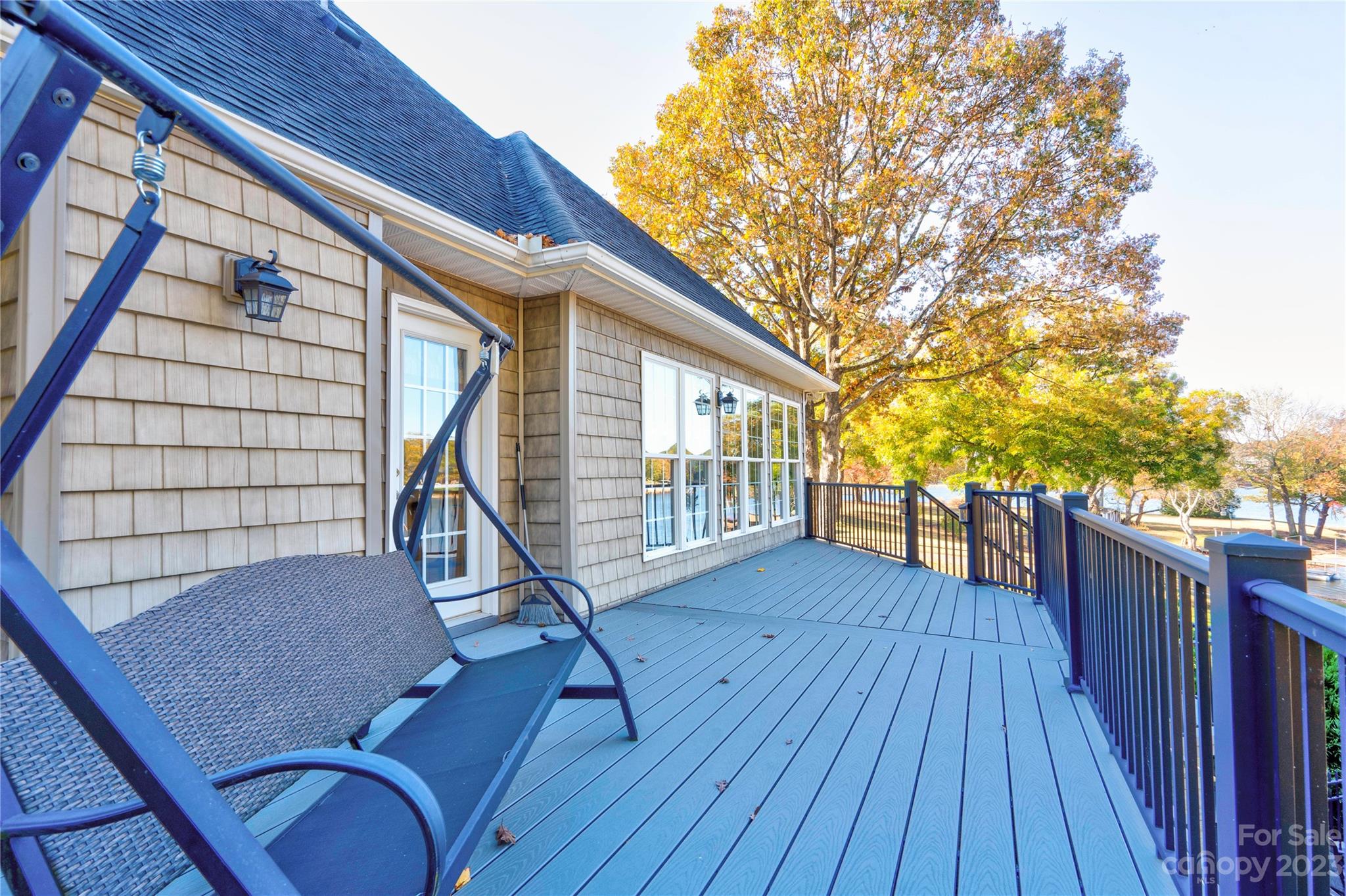 154 Harbor Point Drive Cherryville, NC 28021 - Photo 30 of 40 a view of deck with patio and wooden floor