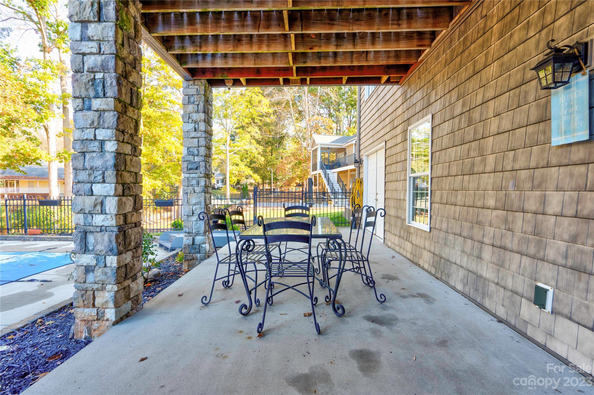 154 Harbor Point Drive Cherryville, NC 28021 - Photo 31 of 40 a view of an outdoor space with swimming pool