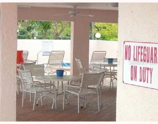 a view of a volley ball court