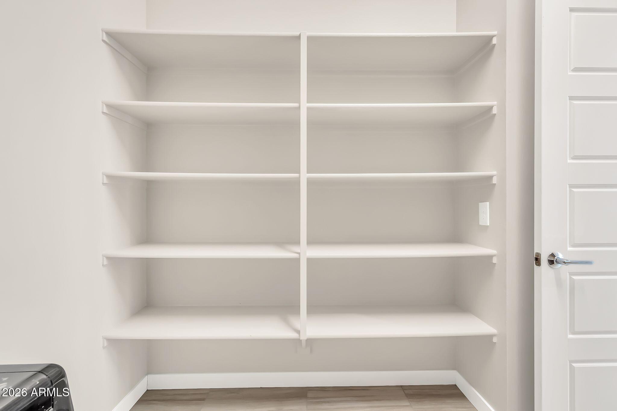 1441 East Powell Way Gilbert, AZ 85298 - Photo 44 of 63 a view of walk in closet with empty racks