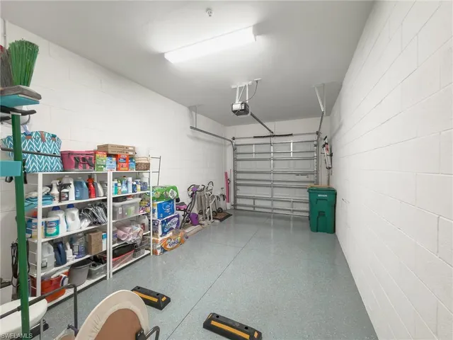 a view of a storage in a room