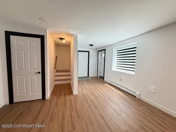 wooden floor in an empty room