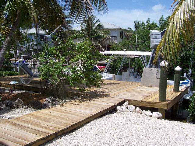 468 Blackbeard Road Summerland Key, FL 33042 - Photo 4 of 26 Dock with Davits