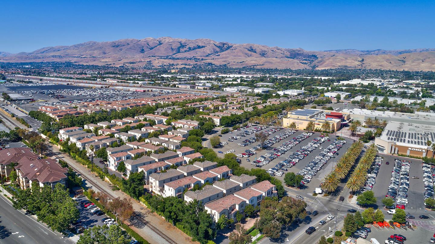 43 Rain Walk Milpitas, CA 95035 - Photo 41 of 48 an aerial view of residential houses and city street