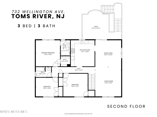 $725,000 | 732 Wellington Avenue, Toms River, NJ 08757