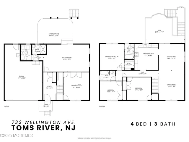 $725,000 | 732 Wellington Avenue, Toms River, NJ 08757