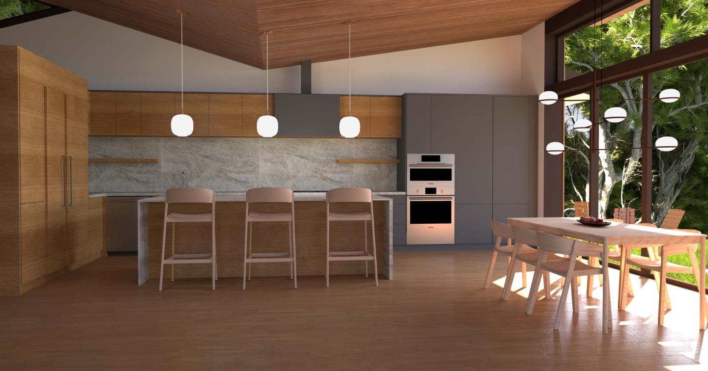 199 Arbor Lane Moss Beach, CA 94038 - Photo 3 of 10 a open kitchen with a table and chairs