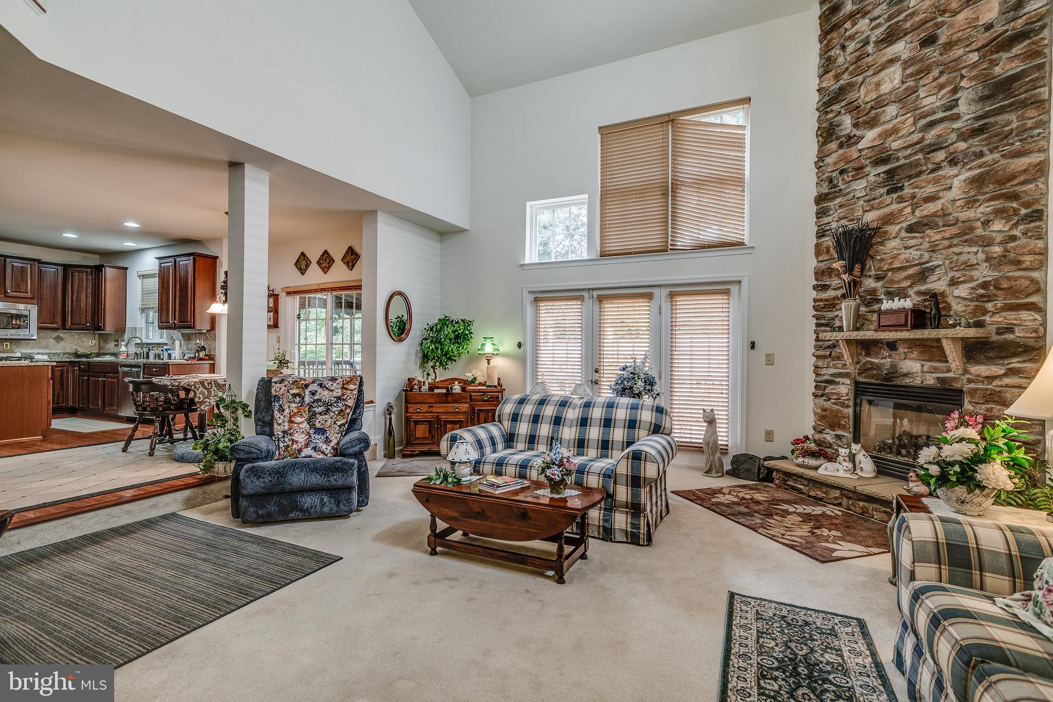 687 Hunters Road Culpeper, VA 22701 - Photo 11 of 57 a living room with furniture and a fireplace