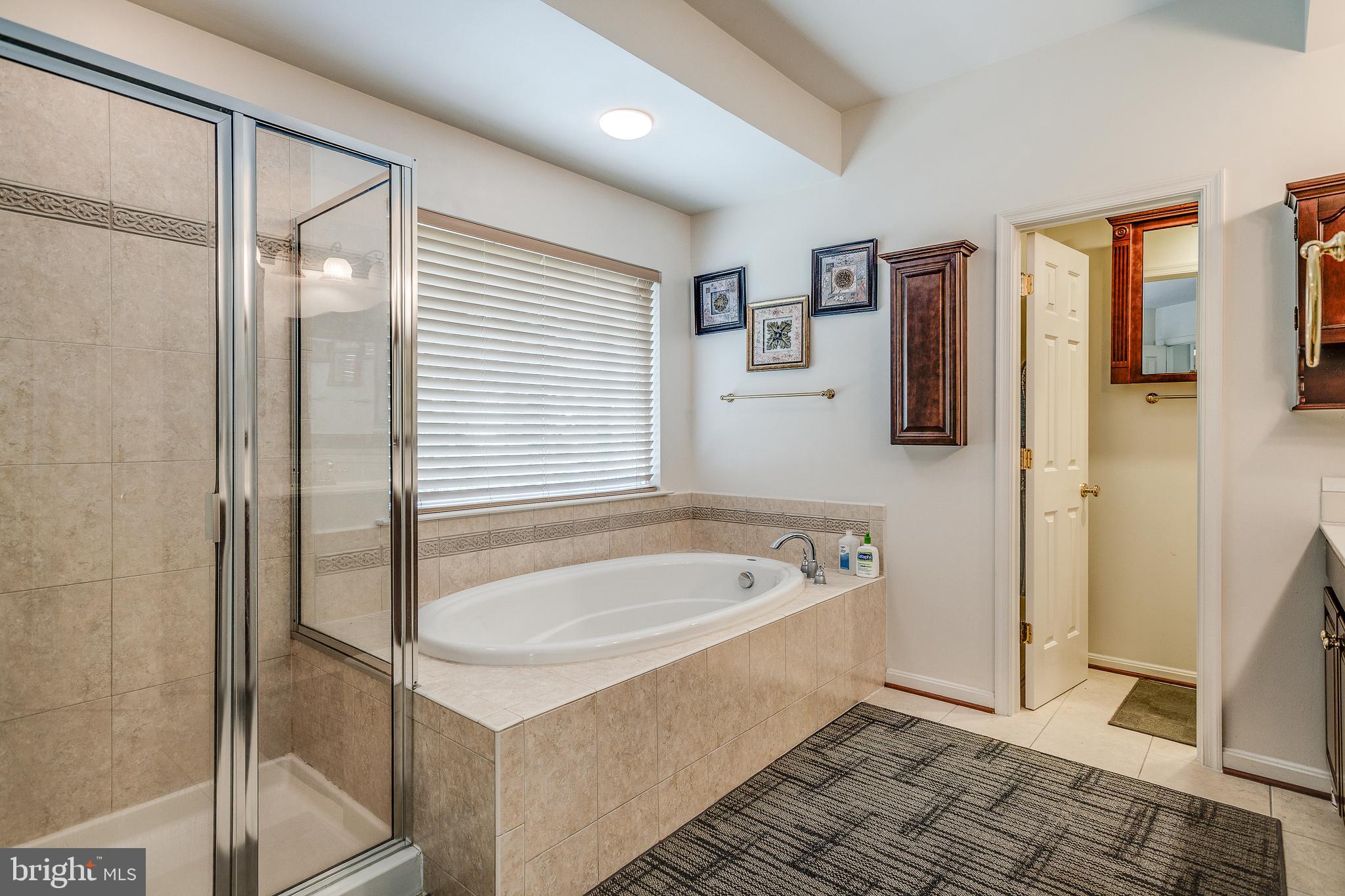 687 Hunters Road Culpeper, VA 22701 - Photo 27 of 57 a bathroom with a tub a window and a shower