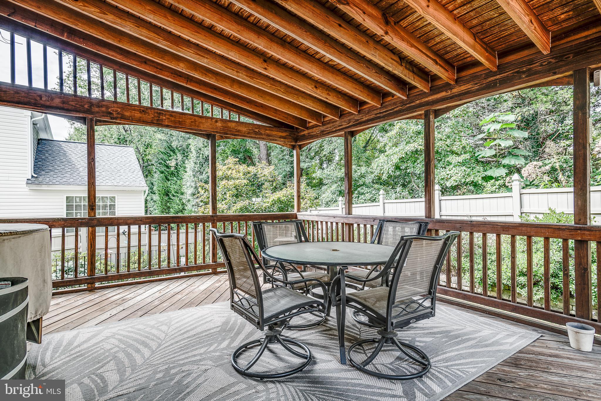 687 Hunters Road Culpeper, VA 22701 - Photo 42 of 57 a view of a patio on the deck