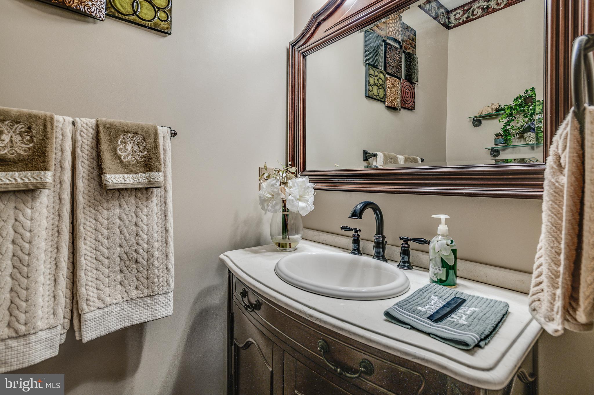 687 Hunters Road Culpeper, VA 22701 - Photo 9 of 57 a bathroom with a sink and a mirror