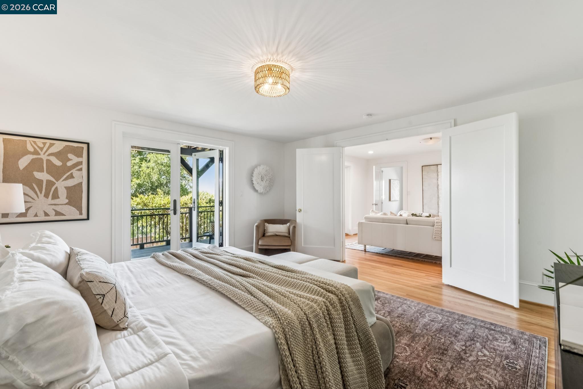 212 Yale Avenue Kensington, CA 94708 - Photo 38 of 70 a bedroom with a large bed and a window