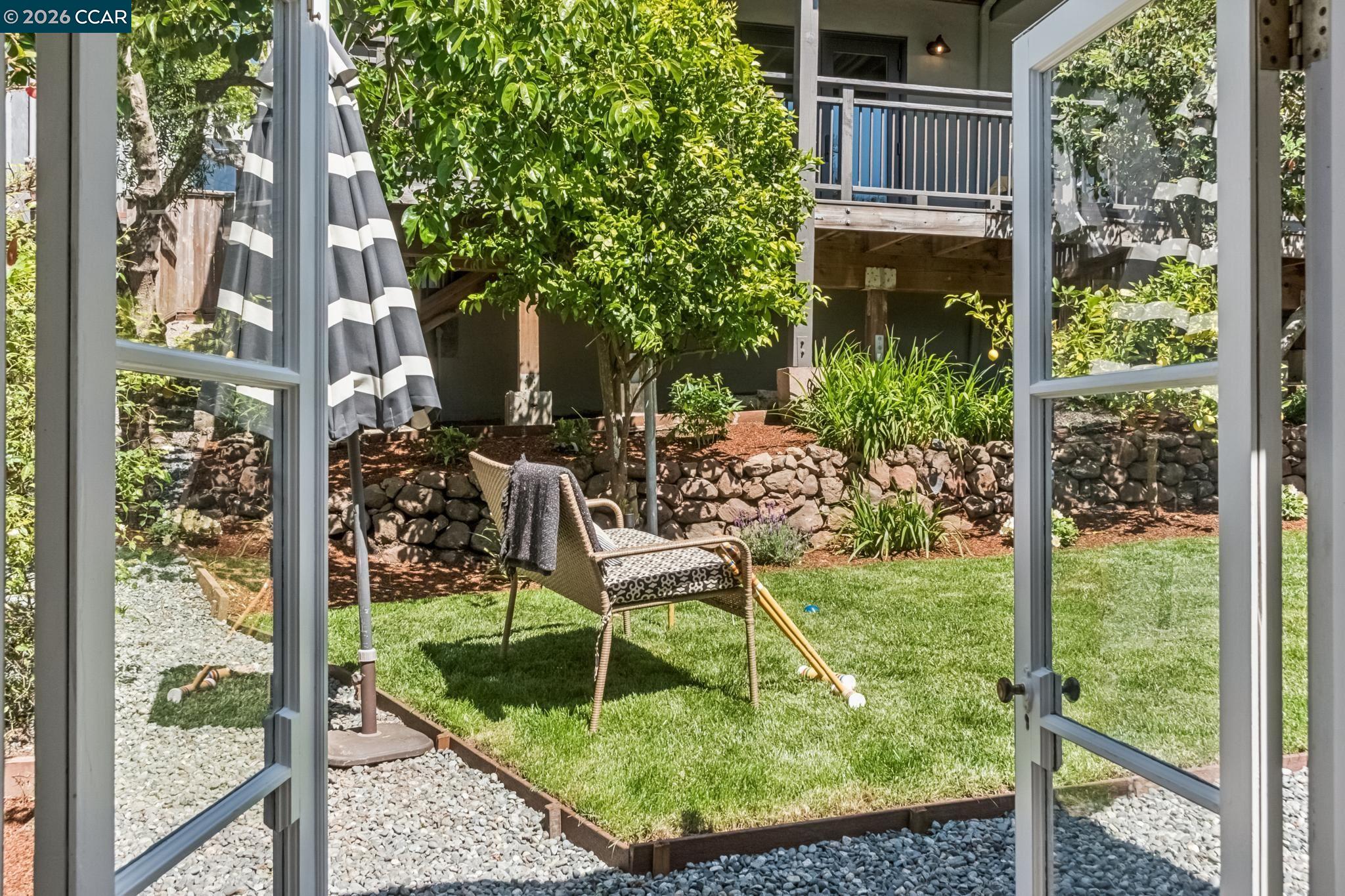 212 Yale Avenue Kensington, CA 94708 - Photo 51 of 70 a view of a chair and tables in the balcony