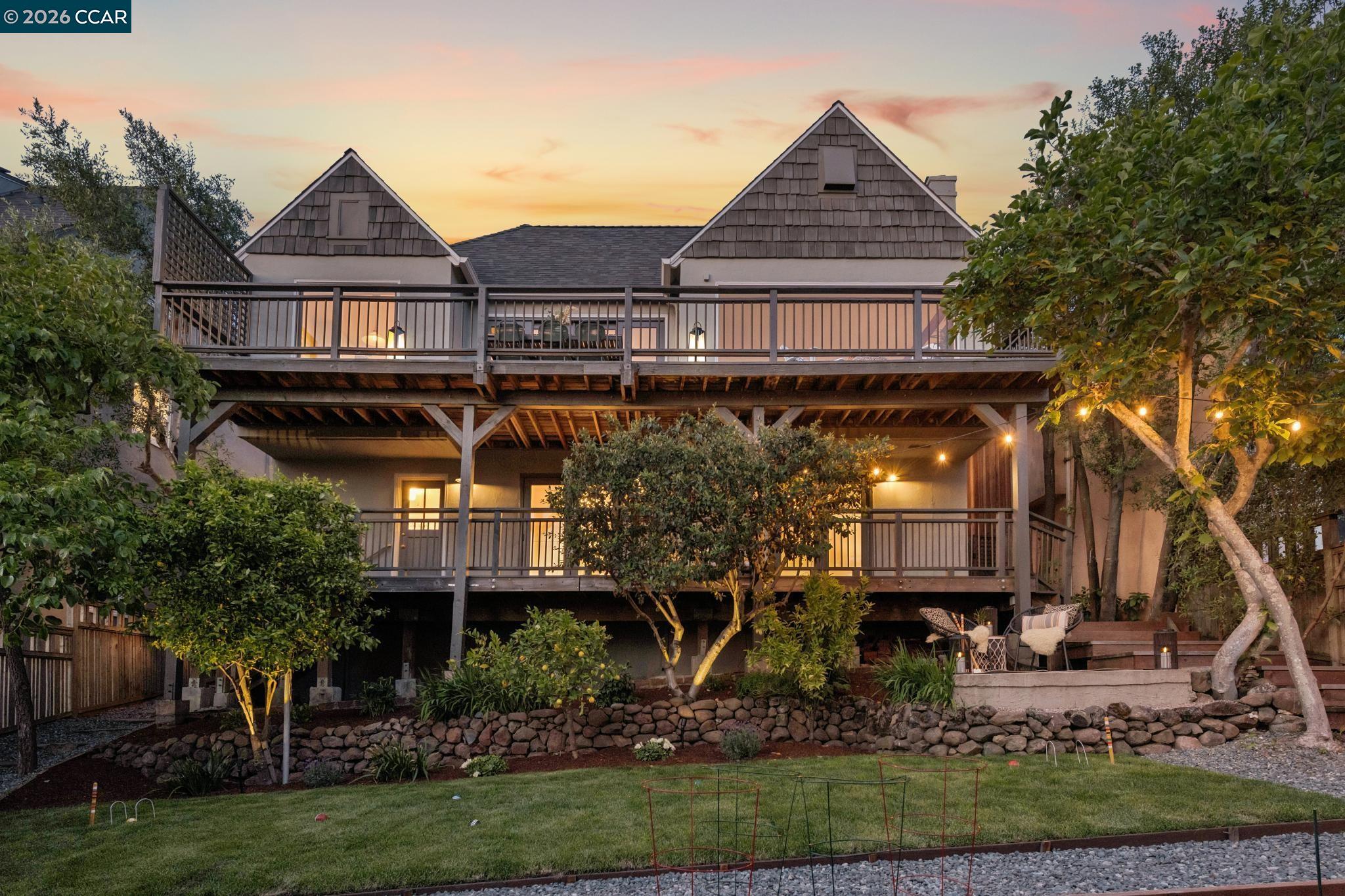 212 Yale Avenue Kensington, CA 94708 - Photo 56 of 70 a front view of a house with garden