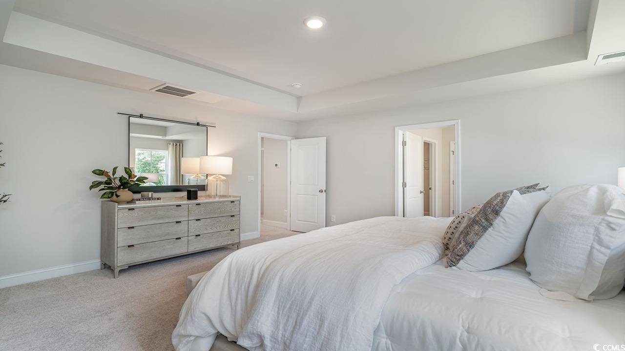 828 Hibernation Way Conway, SC 29526 - Photo 23 of 30 Carpeted bedroom with a raised ceiling