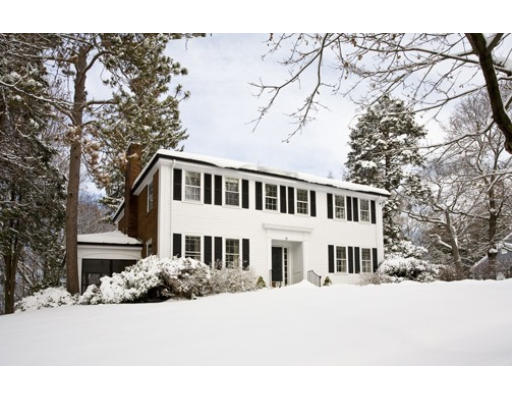 54 Kirkstall Road Newton, MA 02460 - Photo 2 of 4 a view of a white house with a yard