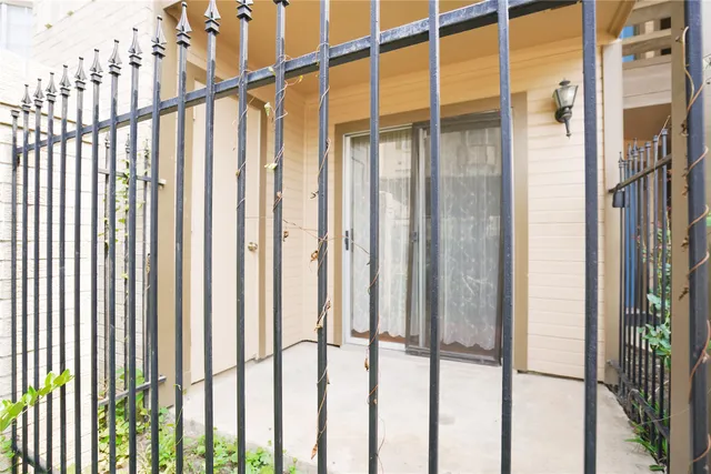 a view of front door