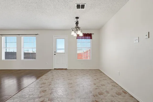 a refrigerator in a kitchen
