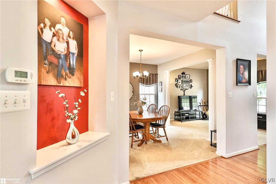 1159 Blair Road Bethlehem, PA 18017 - Photo 16 of 49 Hallway Looking into Dining Room and Office/Family