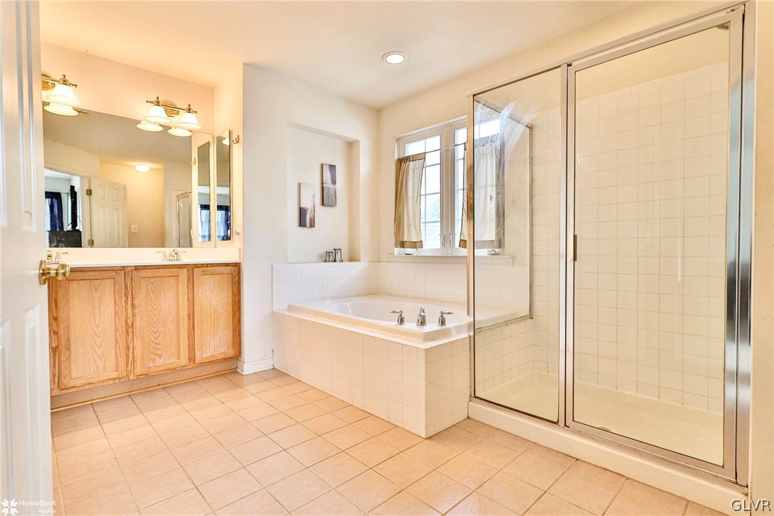 1159 Blair Road Bethlehem, PA 18017 - Photo 9 of 49 Master Bathroom w/ Double Vanty, Shower, Tub
