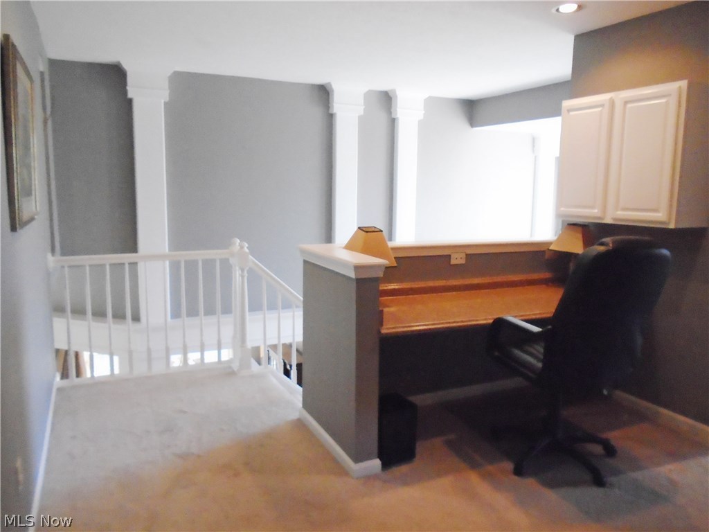 4205 Devonshire Akron, OH 44321 - Photo 25 of 35 built in desk area over looking the first floor.